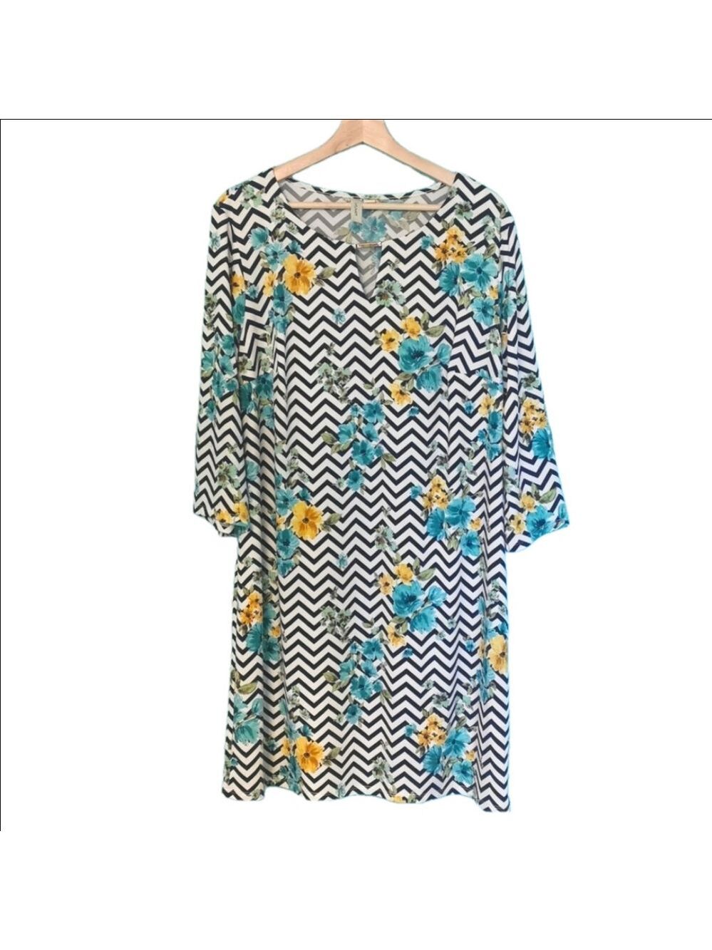 Tacera floral cottagecore dress. Size 1X